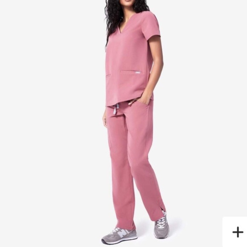 Figs Mauve Set Catarina Top XXS, Kade Bottom XS